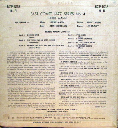 HERBIE MANN / ハービー・マン — EAST COAST JAZZ 4