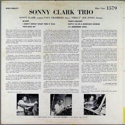 SONNY CLARK / ソニー・クラーク — ソニー・クラーク・トリオ