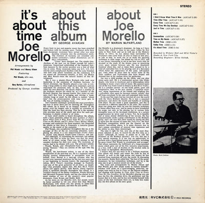 JOE MORELLO / ジョー・モレロ — イツツアバウトタイム
